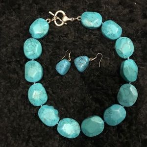 Gorgeous Ralph Lauren real Turquoise necklace set